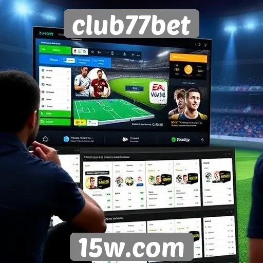 experiência do usuário no site club77bet